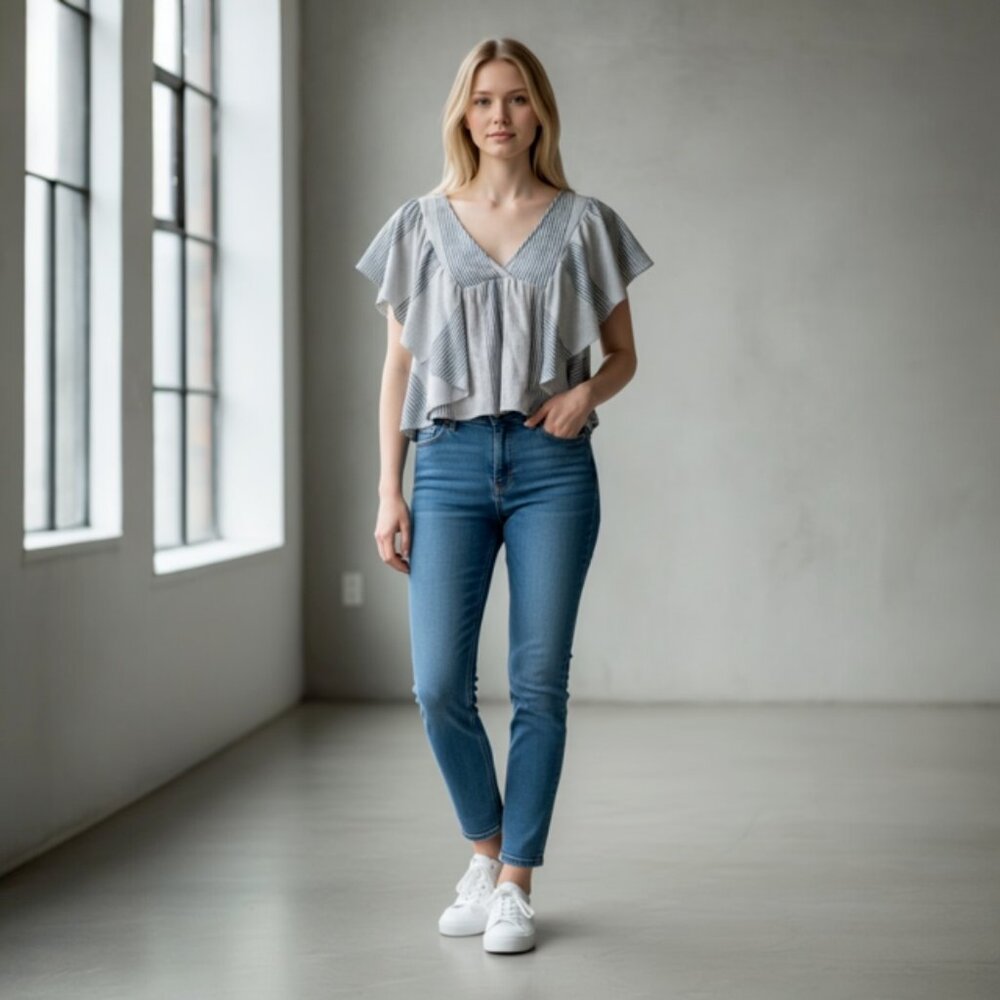 Flutter Top - Picture 2 of 2